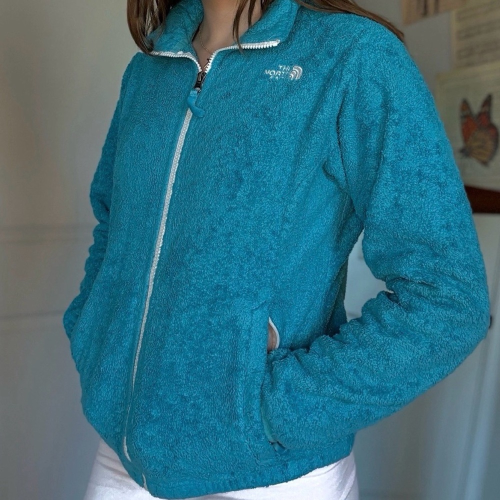 The North Face Women's Turquoise Teddy Jacket